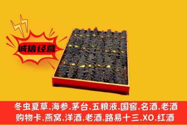 宁德市寿宁回收海参